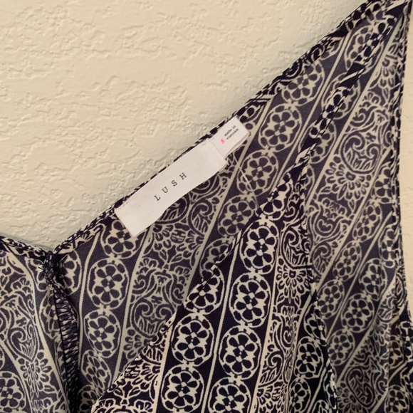 Lush - Swing dress - Cobalt patterned - Picture 2 of 4